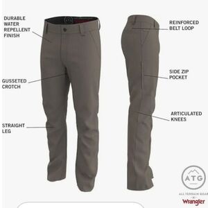 (2) Wrangler Cargo Pants Black and Brown Versatile Style